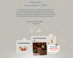 Adventskalender-Gewinnspiel für Optiker